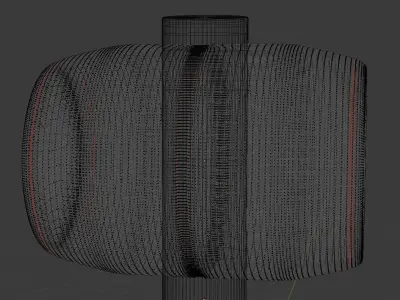 Wood and Steel Mallet 3D model