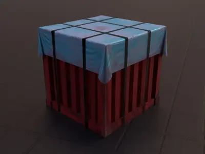 Air Drop Low-poly 3D model purchase