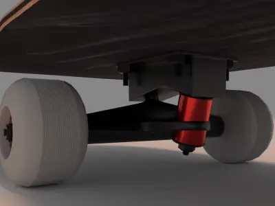 Khaleesi Daenerys Targaryen Game of Thrones Skateboard 3D model