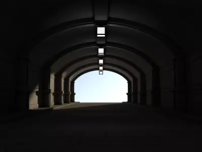 Medieval Corridor 3D model