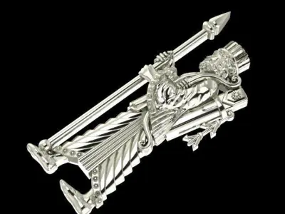 pendant Achaemenid soldier 3D print model