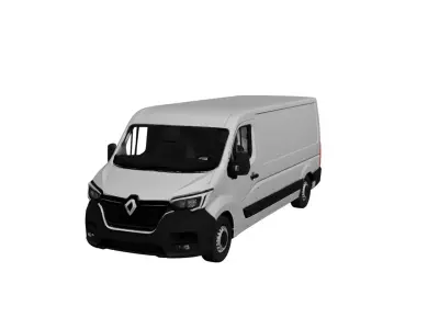 Renault Master Cargo Van Commercial Delivery Vehicle Model 3D model