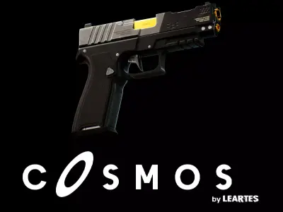 Big Warden Modern Handgun Low-poly 3D model