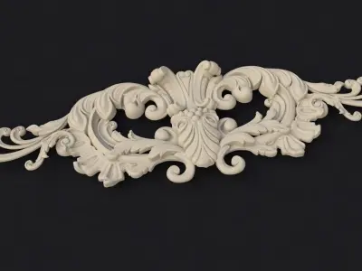 dekor ornate carving 3D model get