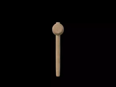 Wooden Hammer Series 05 PBR 4K Free 3D model