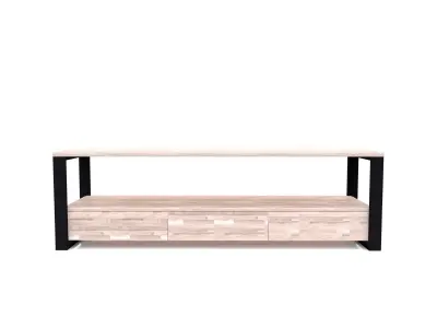 RTV Cabine Loft Industrial furniture Corona Scene 3D model