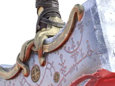 Mjolnir Thors Hammer 3D print model
