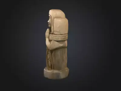 Ethereal Serenity  Low-poly 3D model