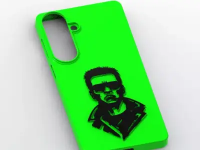 Cybernetic Soldier Magnetic Case S26 3D print model