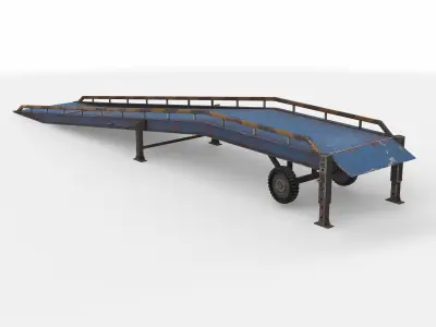 mobile loading ramp 01 3D model