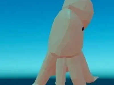 Octopus low-poly Free low-poly 3D model