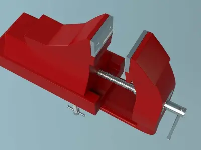 Used Vise 3D model