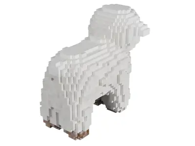 Sheep Voxel Free 3D model