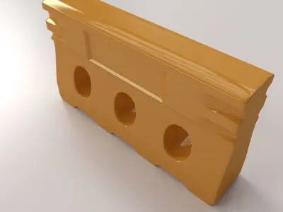 Jersey Barrier 3D model