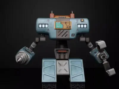 Tank Bot 3D model