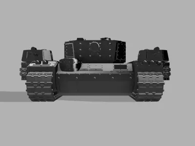 Bane blade style tank 3D print model