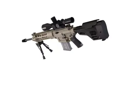 KMR762 sniper rifle 3D model