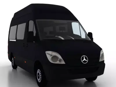 Mercedes Benz Sprinter L2H3 2009 Passenger EU 3D model