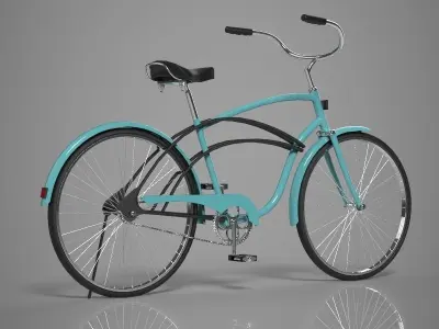 Bicycle vintage - vintage 3D model purchase