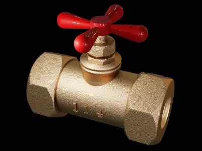 Shut off Valve 3D model