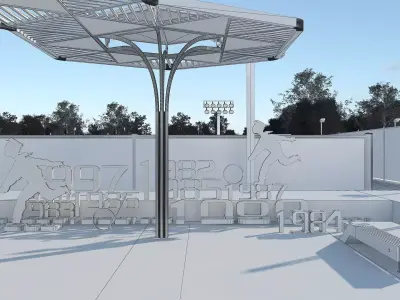 City Park Design 3D model