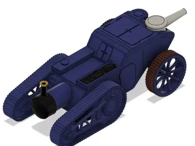 MKI Steamer Tank 3D print model