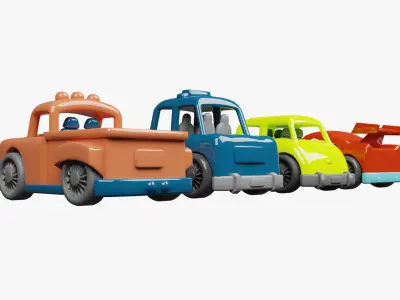 Kids Toys -  MiniCars 3D model