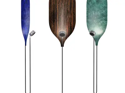 roche bobois robin floor lamp 3D model