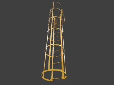 Ladder V03 - High Poly 3D model