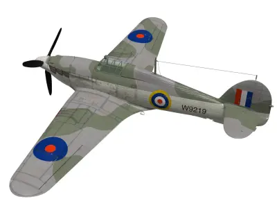 Hawker SeaHurricane MK1 3D model