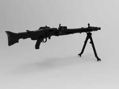 MG 42 machine gun 3D model buy