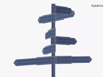 Steet Sign 3D model
