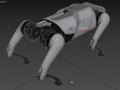 Robot dog Xiaomi CyberDog  3D model