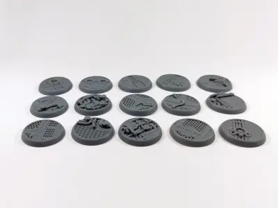 industrial bases 3D print model
