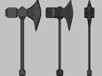 Minotaur Axe Free 3D model