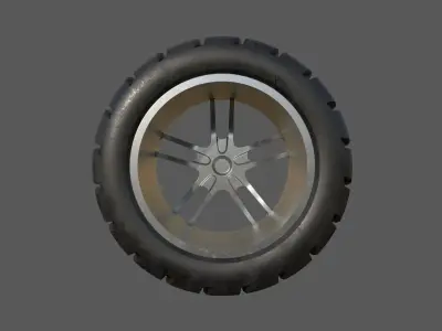 Car Wheel B 3D model