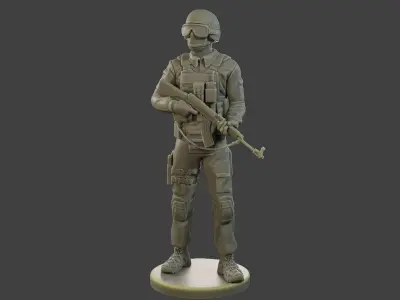 CzechSlovak Police Tactical Unit CPTU1 003 3D print model