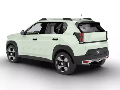 Fiat Grande Panda Petrol 2026 3d model 3D model