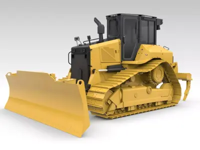 Medium Bulldozer 1  3D model