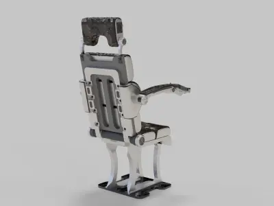 SciFi Armchair 3D model