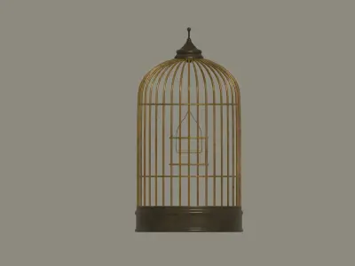 Bird Cage 3D model 3
