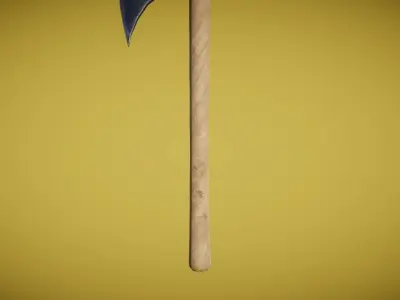 Real World - Medieval Axes Low-poly 3D model