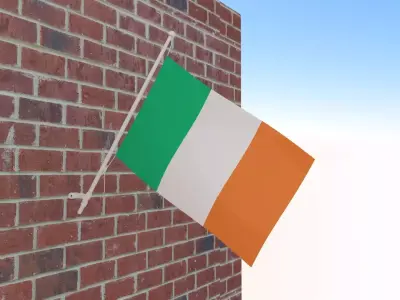 Flag of Ireland 3D model