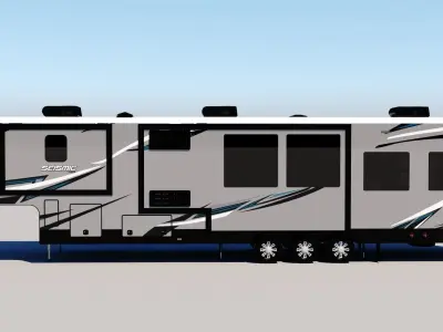 jayco SEISMIC 400w trailer house 3D model