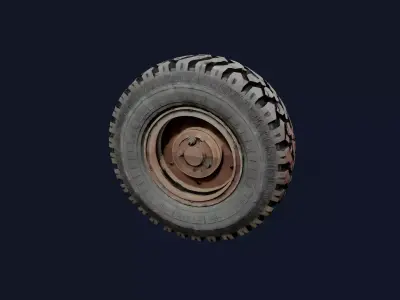 Vehicle Tyre  3D model purchase