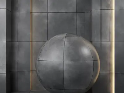 4K Concrete Panel Textures - 2 - Modern Industrial Walls Texture