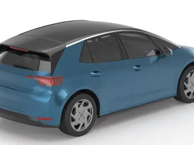 Generic Hatchback 04 3D model
