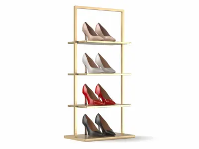 Shoe Display Stand 3D model