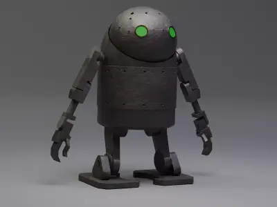 nier automata robot 3D model