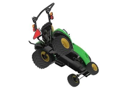 John Deere 1023E Sub-Compact Tractor 3D model